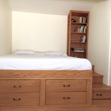 Jack and Clara's platform bed