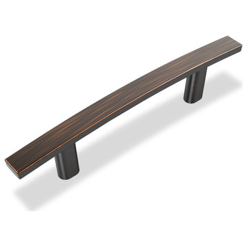 Curved Cabinet Pull, 3" Center-to-Center, Oil Rubbed Bronze