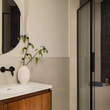 Circulations, courbes et nouvelle respiration pour ce 105m2