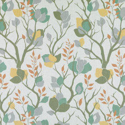 LYFORD GOLD/GREEN - Upholstery Fabric