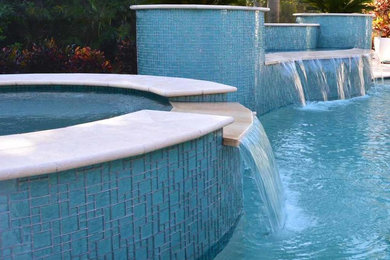 Inspiration for a modern pool remodel in Phoenix