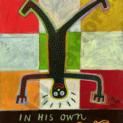 Subversive in His Own Little Way - Limited Edition Humorous Print - Fine Art Prints