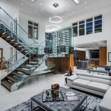 Glass Stair Case