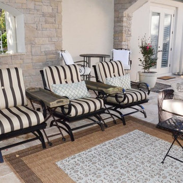 French Country Courtyard