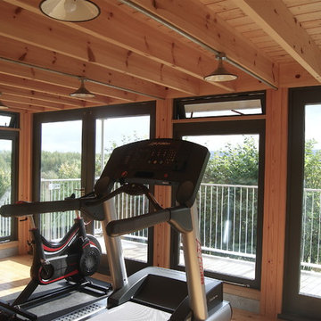 Home Office and Gym in Mid-Wales
