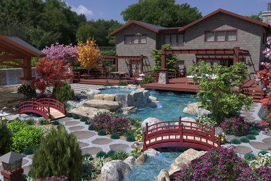 This is an example of a craftsman landscaping in Los Angeles.
