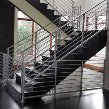Interior Welded Horizontal Railing