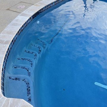Residential In-ground Pool with Sundeck and Spa