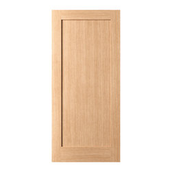 SCOTTSDALE- WHITE OAK 1-PANEL SHAKER INTERIOR FLUSH DOOR (ENGINEERED) (1-3/4&rdquo;) - Windows And Doors