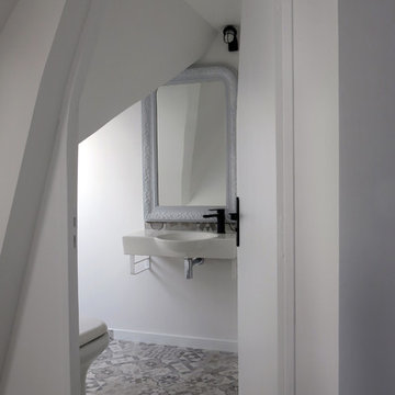 Rénovation d'un appartement de deux pièces sous les toits, Paris 9ème