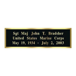 Laser Engraved Name Plates - Products