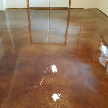 Acid stain Concrete floor