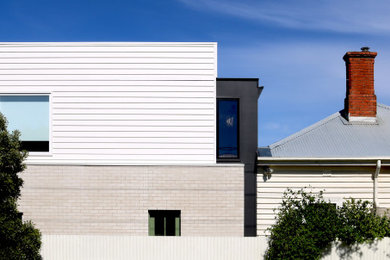 Inspiration for a mid-sized contemporary exterior in Other.