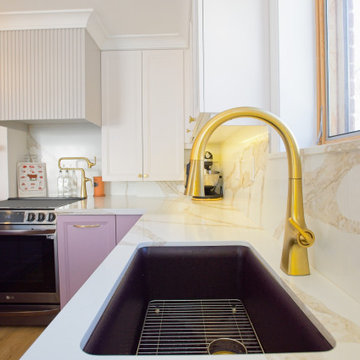 East York Bungalow Dark Lilac Custom Home