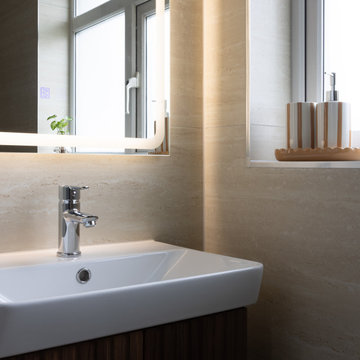 Bathroom Renovation - Roma Travertine Tile