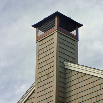 Oceanside Addition Copper Chimney Cap