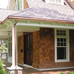 K-Style copper gutter installation - 1 - Products