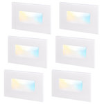 LEONLITE - 6 Pack 5CCT LED Step Dimmable Anti-Glare Stair Light - Cost-Effective