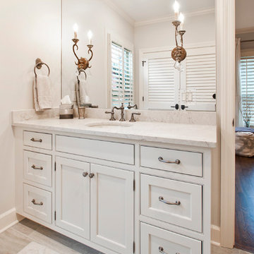 Greige Guest Bath
