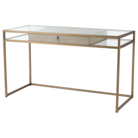 Brass Mid-Century Desk | Eichholtz Napa Valley