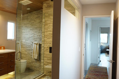 Inspiration for a 1960s home design remodel in Orange County