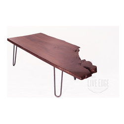 Industrial Coffee Table Natural Edges - Coffee Tables