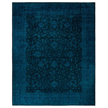 Vibrance, One-of-a-Kind Hand-Knotted Area Rug Black, 12' 1" x 15' 5"
