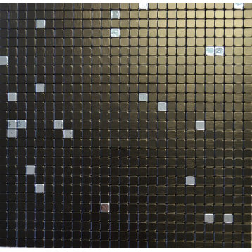 11.38"x11.38" Peel and Stick Backsplash Tile, "Galaxy", Single Tile