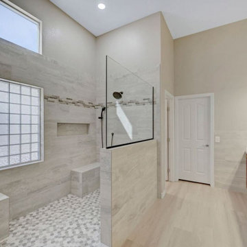 Modern Master Bathroom in Green Valley Ranch