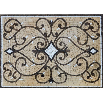 Mosaic Rug Tile, Verra, 31" X 23"