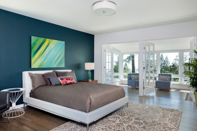 Example of a classic bedroom design in Other