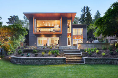 Trendy exterior home photo in Seattle