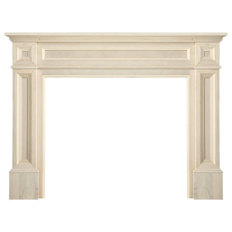 The Classique 50" Fireplace Mantel Unfinished