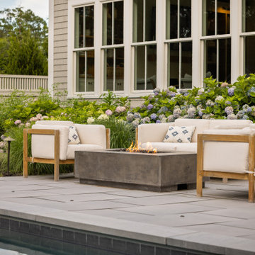 Lush Pool Area