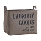 Danya B. Army Canvas Laundry Basket