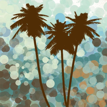 Succulents and Tropical Canvas Art by Irena Orlov