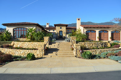 Tuscan exterior home photo in New York