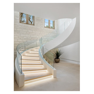 2 Waves End - Crystal Cove - Newport Beach - Contemporary - Staircase ...