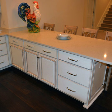 Basement Kitchen Countertops & Cabinets
