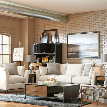 Neutral Loft Living Area