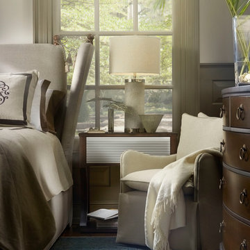 J Banks Collection: A Line of Chic Transitional Upholstery and Casegoods