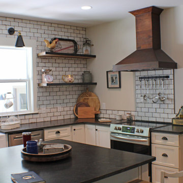 Fresh Farmhouse Kitchen Design in Joelton