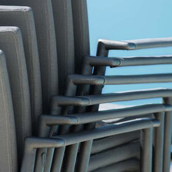 Core Dining Chair Armchair Grey - Outdoor Dining Chairs