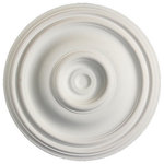 Udecor - MD-5214 Ceiling Medallion, Piece - Ceiling medallions and domes are manufactured with a dense architectural polyurethane compound (not Styrofoam) that allows it to be semi-flexible and 100% waterproof. This material is delivered pre-primed for paint. It is installed with architectural adhesive and/or finish nails. It can also be finished with caulk, spackle and your choice of paint, just like wood or MDF. A major advantage of polyurethane is that it will not expand, constrict or warp over time with changes in temperature or humidity. It's safe to install in rooms with the presence of moisture like bathrooms and kitchens. This product will not encourage the growth of mold or mildew, and it will never rot.