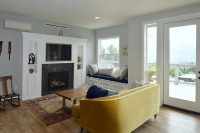 Living room - living room idea in Portland
