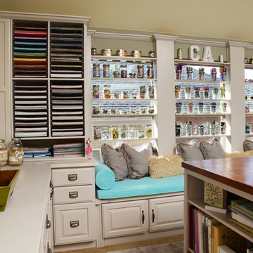 Craft Room Organization and Custom Design