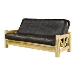 Rustic futons made of Western Canadian Beetlewood - Futons
