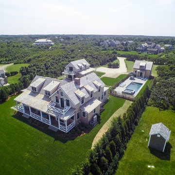 Custom Beach Home with Guest House in Nantucket