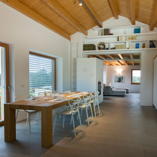 ヴェネツィアの広い北欧風 LDKの画像 (白い壁)