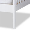 Baxton Studio Renata White  Wood Twin Size Spindle Daybed